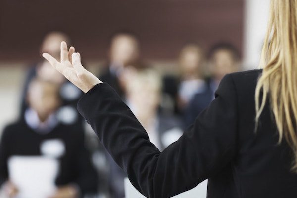 Women Giving Presentation